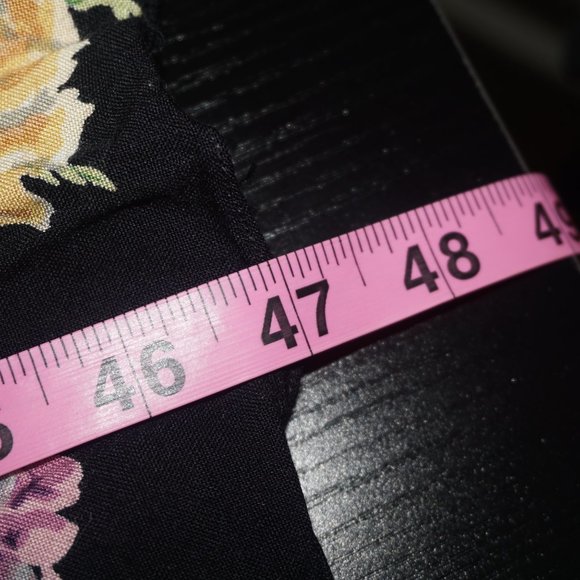 Vintage 90s Floral Midi Dress - Picture 7 of 7